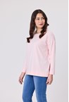 WEARABLE CREW TOP - pastel pnk